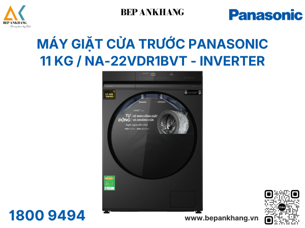 Máy giặt cửa trước Panasonic Inverter - NA-22VDR1BVT ( 11kg )